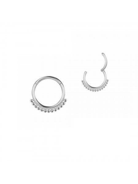 O bucata cercel piercing din argint Sirag de Picaturi 8 mm