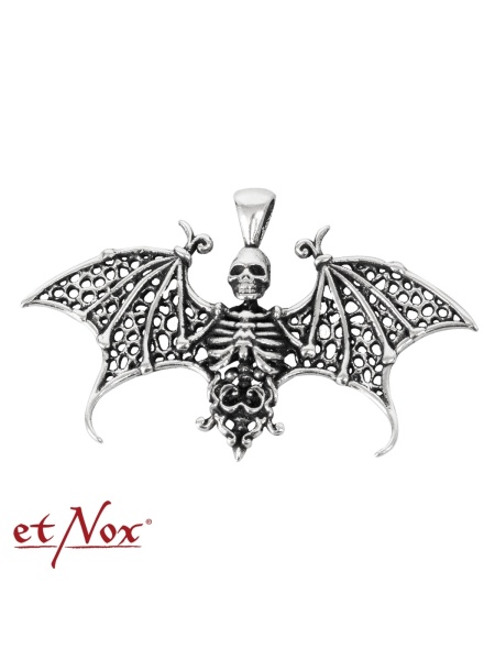 Pandantiv argint Craniu inaripat 3cm
