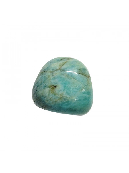 Piatra semipretioasa Amazonit, 1 buc 2.5 x 3.5cm, talisman pentru Spontaneitate, Fericire si Implinire