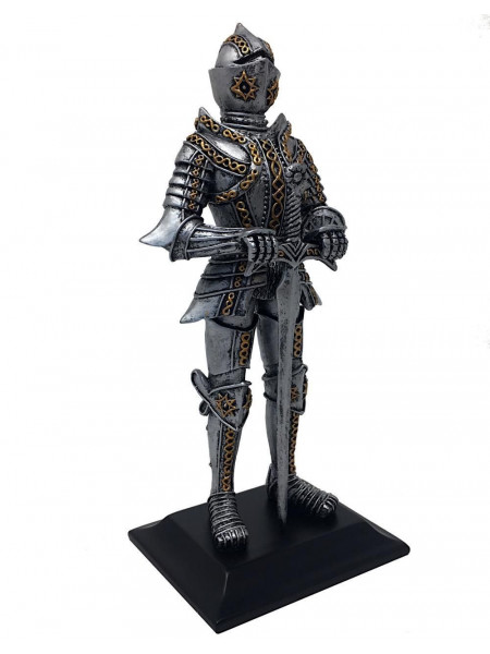 Statueta Cavaler Medieval cu Sabie 24 cm