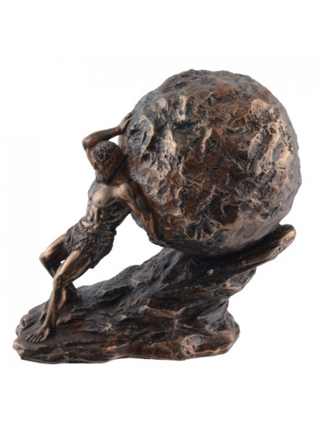 Statueta mitologica Sisif 12cm