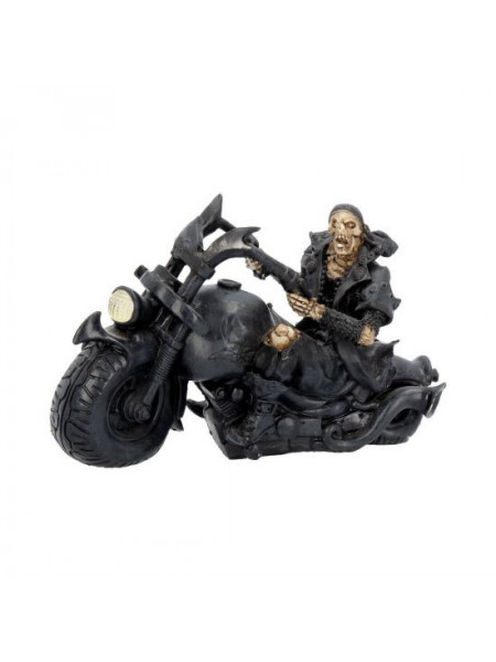 Statueta motocicleta Scrasnet de roti 18 cm