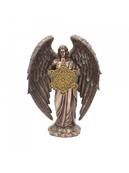 Statueta rasina si bronz Arhanghelul Metatron 23cm
