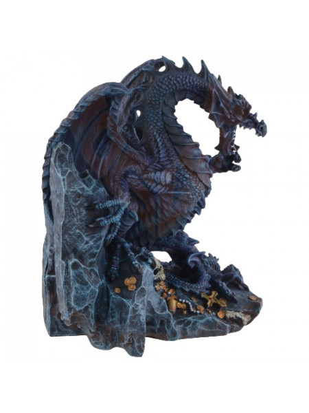 Statueta / Suport lateral de carti book end - Comoara Dragonului 18 cm