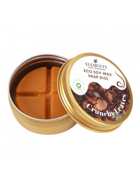 Wax Melt - Disc din ceara de soia cu mix de uleiuri esentiale pentru aromaterapie, Cozy Home - Crunchy Leaves