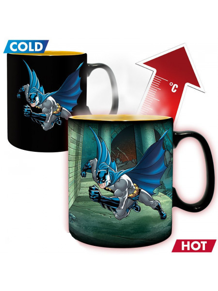 Cana ceramica termosensibila licenta DC Comics - Batman vs. Joker 460 ml