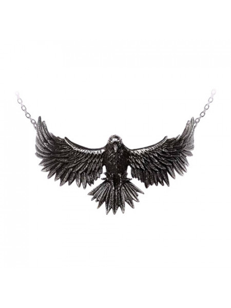 Choker gothic Alchemy - corb Curse of Coronis