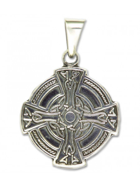Pandantiv amuleta din argint pentru protectie si indrumare Rob Ray Simboluri Mistice - Cruce Celtica