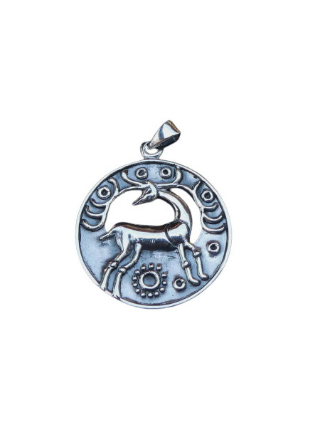 Pandantiv argint Cerb Celtic 4cm