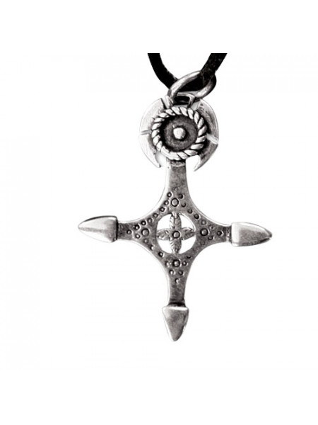 Pandantiv argint Crucea Tuareg 3.8cm
