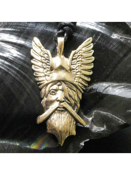 Pandantiv bronz amuleta Odin