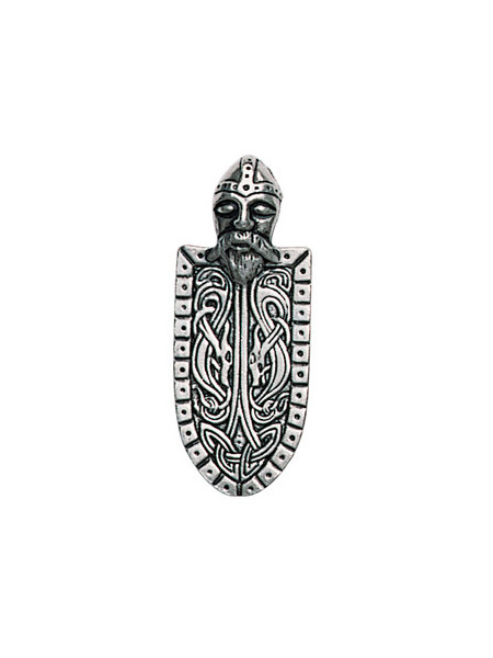 Pandantiv cu lantisor Eroul viking, talisman pentru pentru curaj si rezistenta, 5 cm