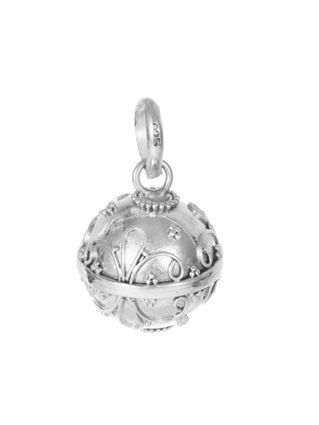 Pandantiv din argint Clopotel pentru inger (Angel Caller) - Floare 1.2 cm