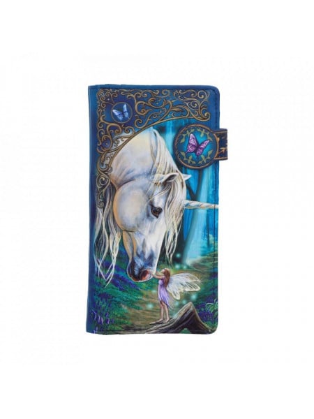 Portofel embosat zana si unicorn Fairy Whispers - Lisa Parker 19 cm