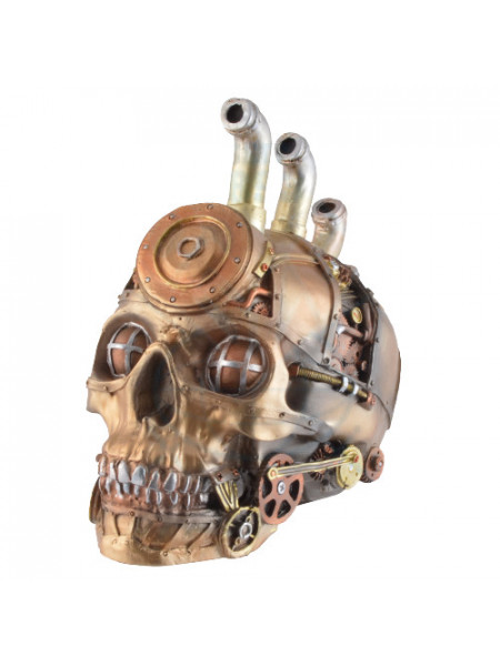 Statueta Craniu Steampunk U-Boat 21 cm