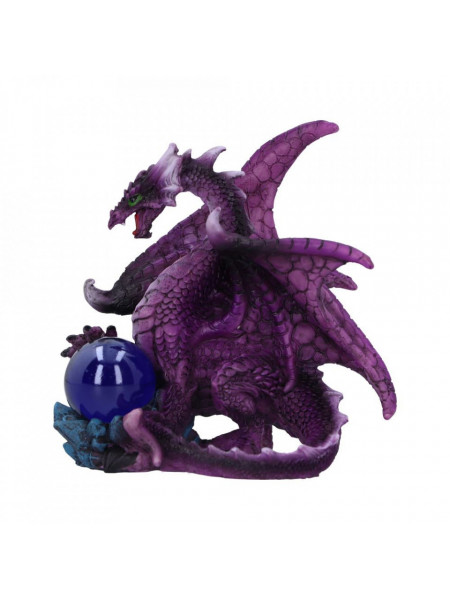 Statueta dragon cu sfera puterii Mystic Protection 10cm