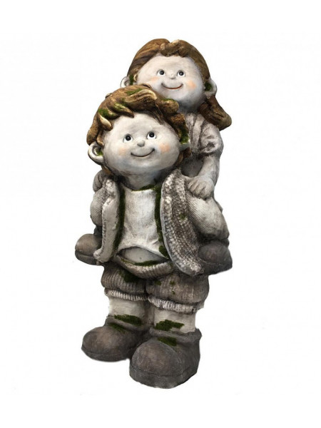 Statueta pentru gradina Baietel si Fetita 49 cm