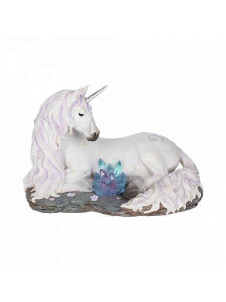 Statueta unicorn cu cristale Liniste 20 cm