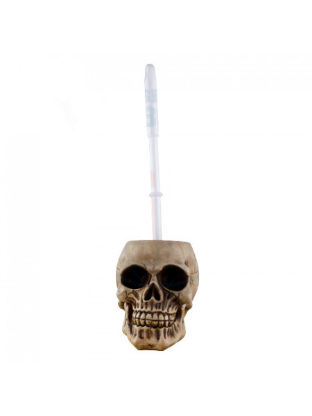Suport perie toaleta Craniu 17 cm