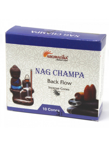 Conuri parfumate backflow Aromatika - Nag Champa