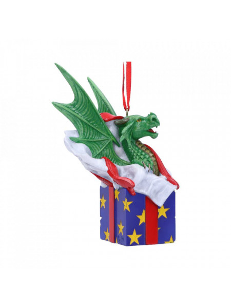 Decoratiune cu agatatoare dragonel Surprise Gift - Anne Stokes 12.5 cm