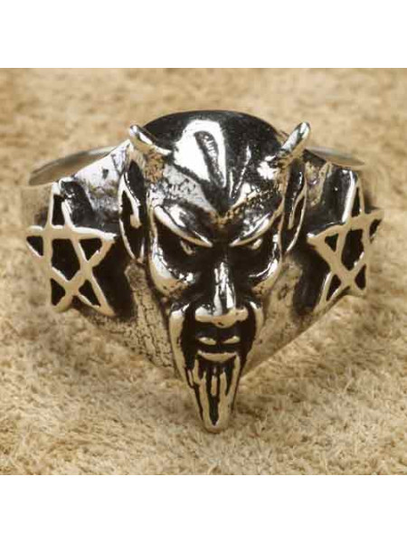 Inel argint Demon