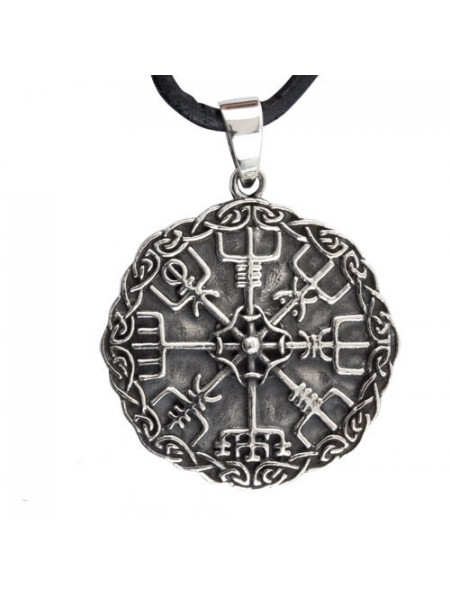 Pandantiv argint Busola Vikinga 2.8cm