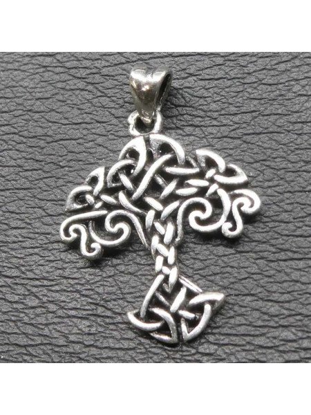 Pandantiv argint Copacul vietii din nod celtic 2.8cm