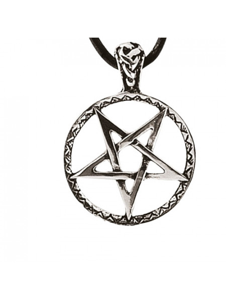 Pandantiv argint Pentagrama 3 cm