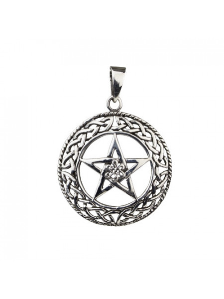 Pandantiv din argint Pentagrama celtica
