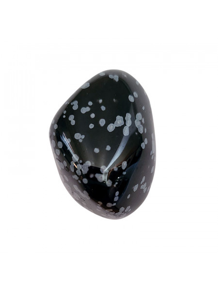 Piatra semipretioasa Obsidian, 1 buc 2.5 x 3.5cm, talisman pentru Echilibru si Pace