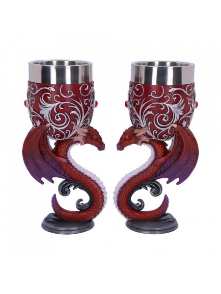 Set pocale dragoni Devotamentul dragonilor 19 cm