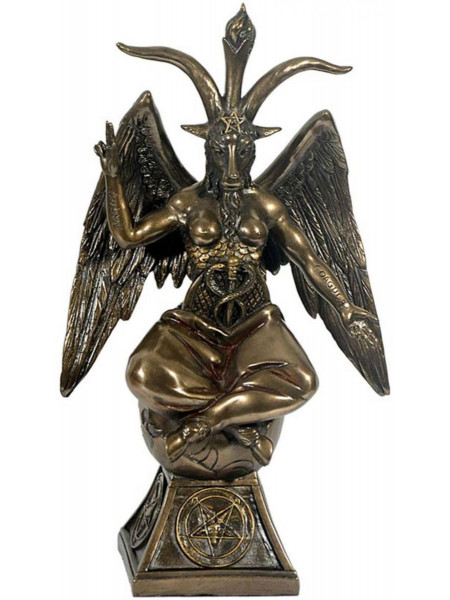 Statueta finisaj bronz Baphomet