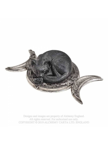 Statueta pisica neagra Witches Familiar 20.5 cm