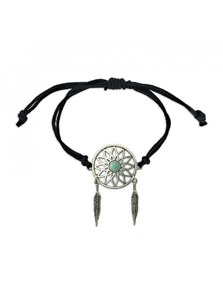 Bratara ajustabila Dreamcatcher cu Aventurin, talisman pentru Noroc