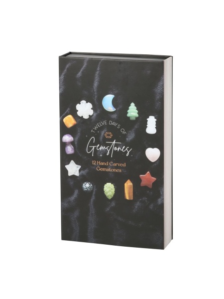 Calendar advent 12 zile de cristale in forme de Craciun