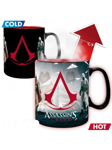 Cana termosensibila licenta Assassin's Creed - Legacy, 460 ml