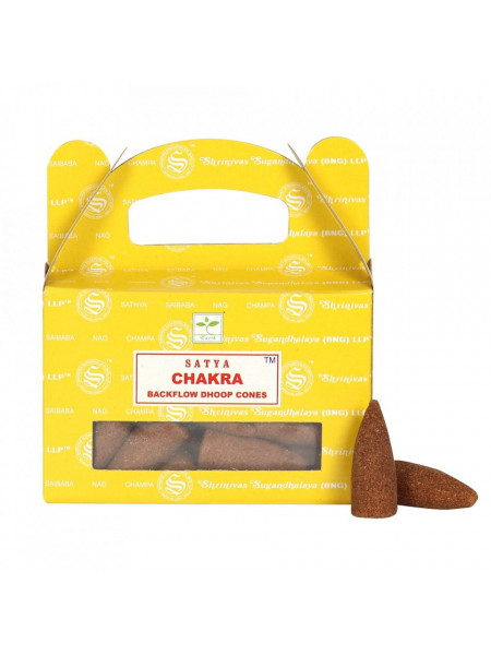 Conuri parfumate backflow Satya - Chakra