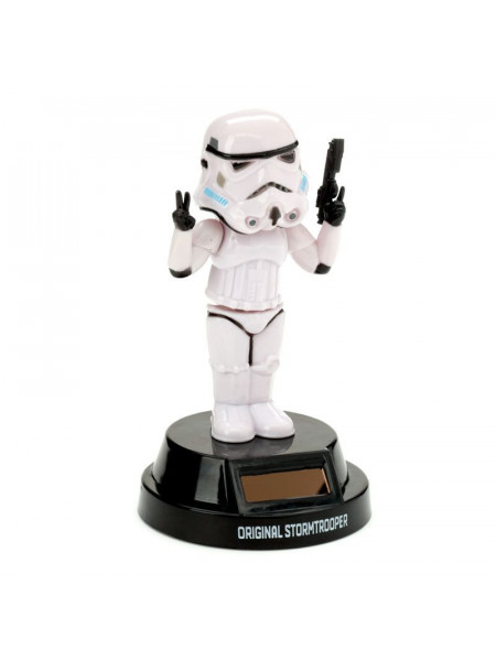 Figurina bobble-head cu baterii solare licenta Star Wars - Stormtrooper 13 cm