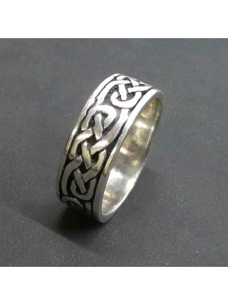 Inel argint Nod Celtic 8mm