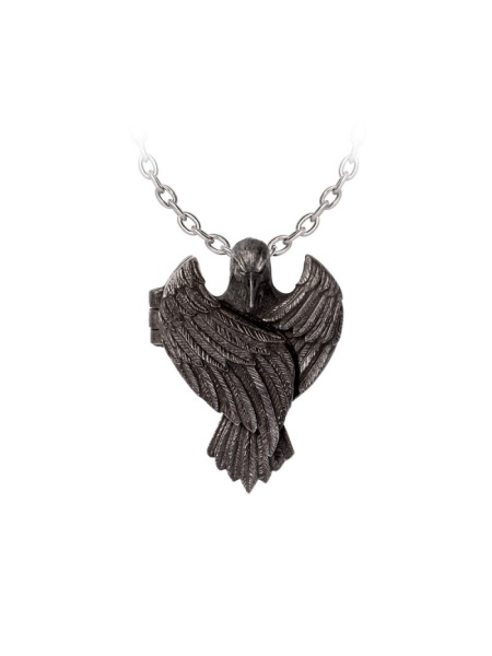 Medalion gotic pentru poza cu lantisor Raven Locket – The Augurium