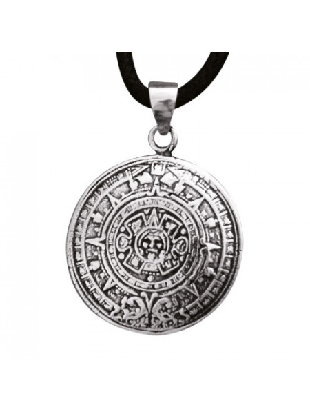 Pandantiv argint Calendarul Aztecilor 2.5cm