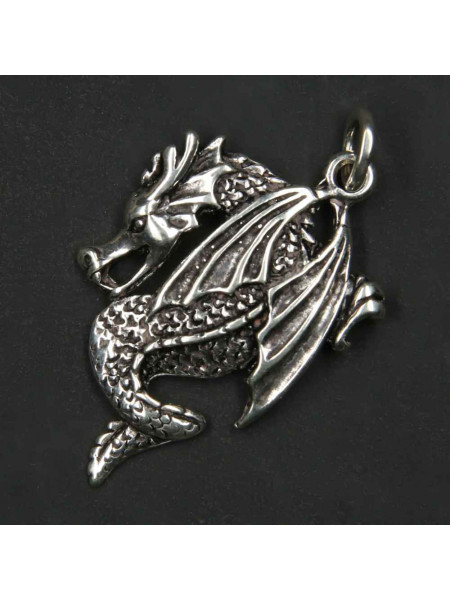 Pandantiv argint Dragon Mistic, 3.9 cm