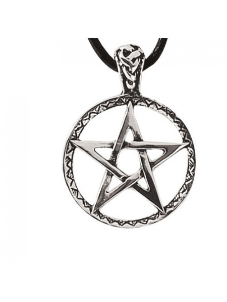 Pandantiv argint Pentagrama 3cm