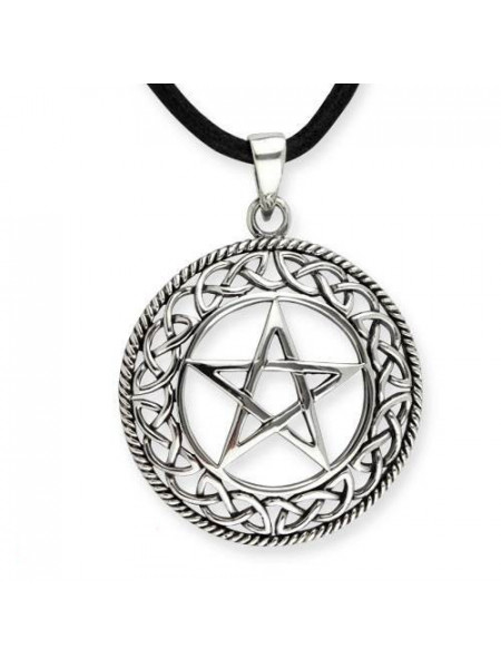 Pandantiv din argint Pentagrama 3.1cm