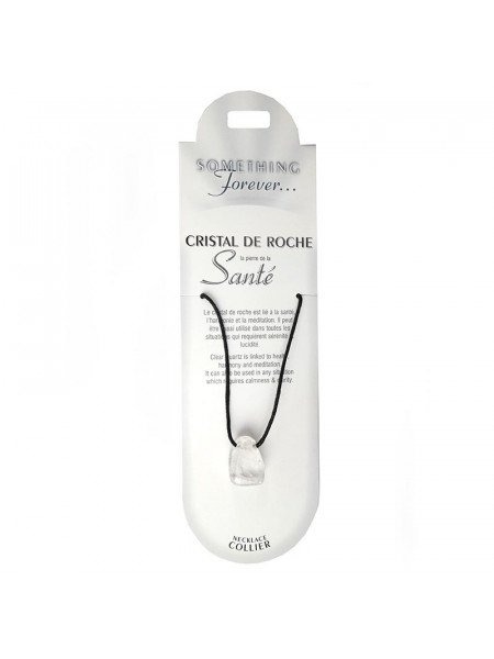 Pandantiv piatra semipretioasa, Cristal de Stanca (Quartz Transparent), talisman pentru Vindecare