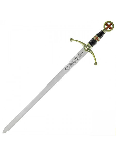 Sabie decorativa Toledo - Cruciat 75 cm
