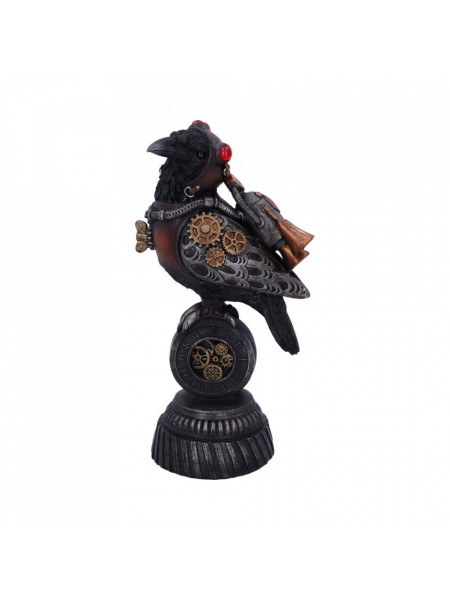 Statueta steampunk Corb - Rivet Raven 24cm