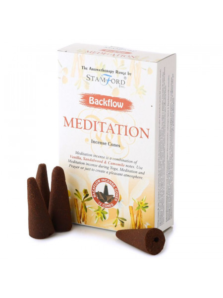 Conuri parfumate backflow Stamford Aromaterapie - Meditatie