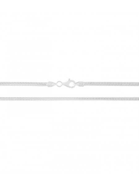Lantisor argint model coada soricelului, grosime 2.5 mm, lungime 40 cm